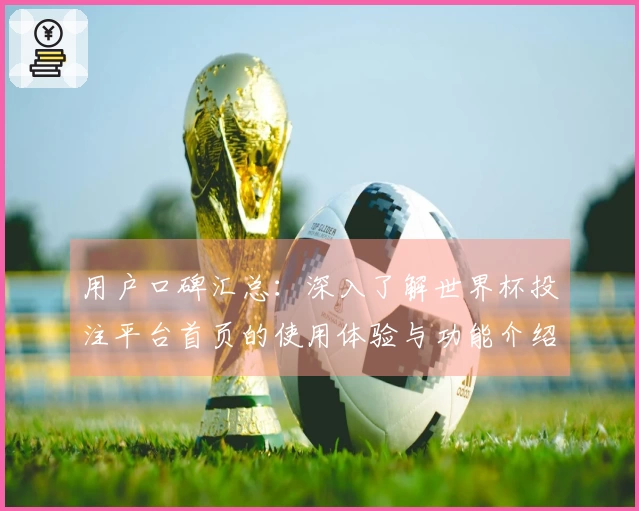 用户口碑汇总：深入了解世界杯投注平台首页的使用体验与功能介绍